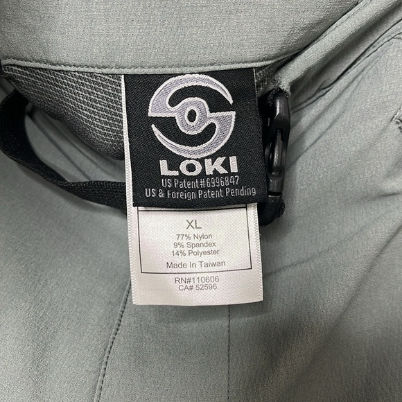 Loki Gear Grey Nylon Cargo Straight Leg Pants Men's Size XL BLEMISH - Picture 3 of 7